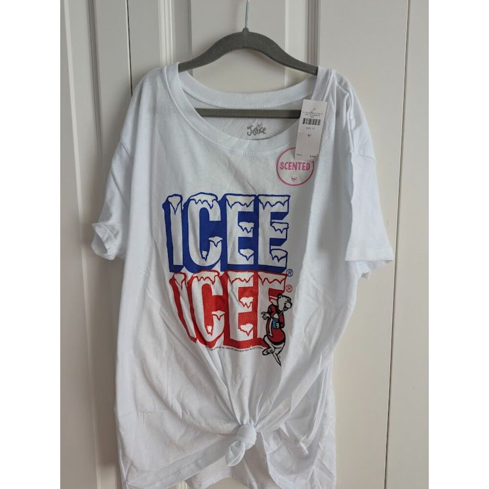 NWT "Scented" glitter ICEE Shirt Girls 12